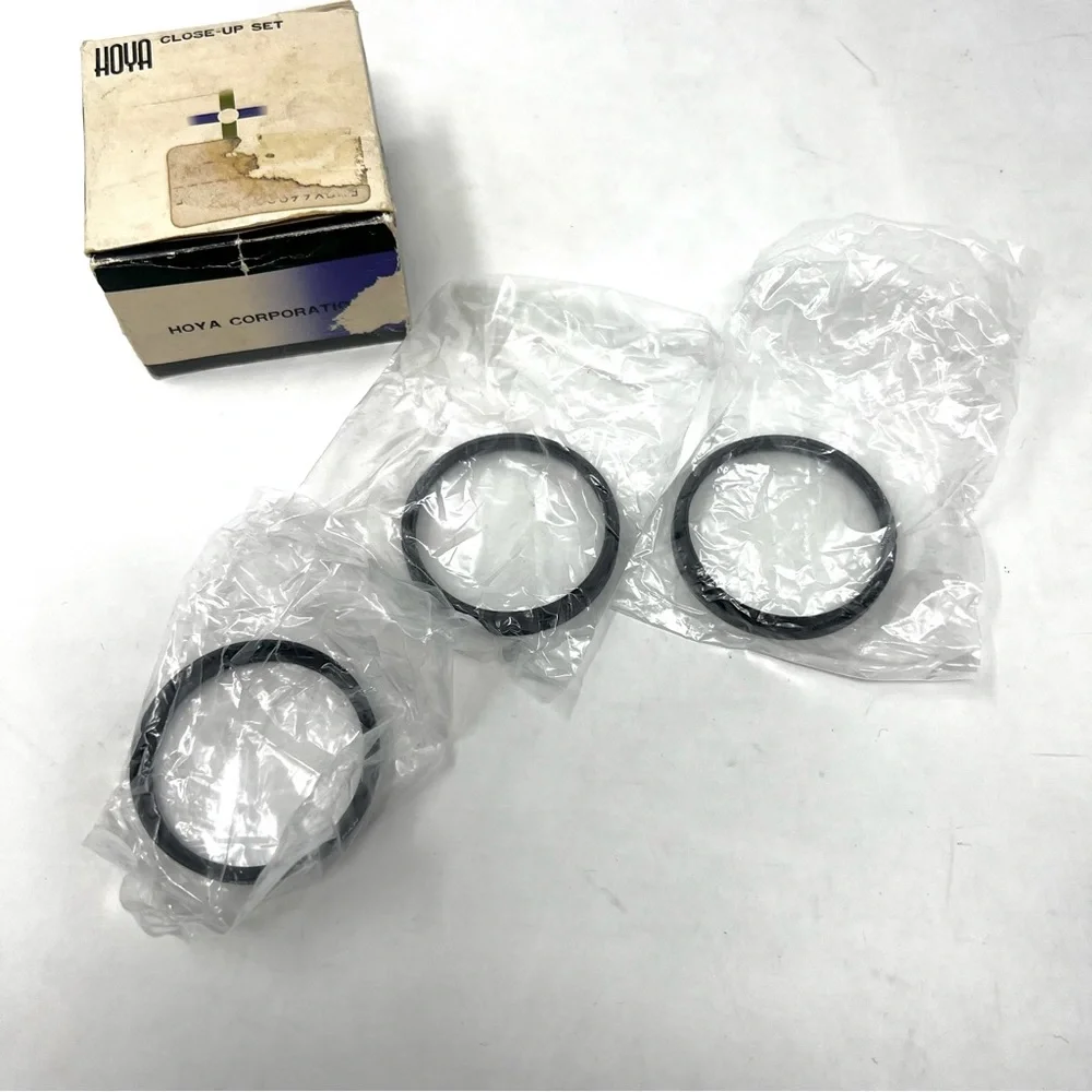 HOYA 49mm CLOSE-UP FILTER SET +1 +2 +4 NEW Open Box NOS